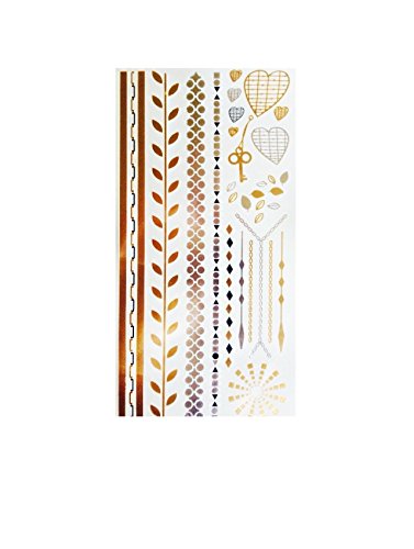 Metallic Flash Tattoos Set of 15000 - Temporary Glitter Tattoos for Women, Men, Kids - Perfect for Parties, Festivals, Halloween & Body Art