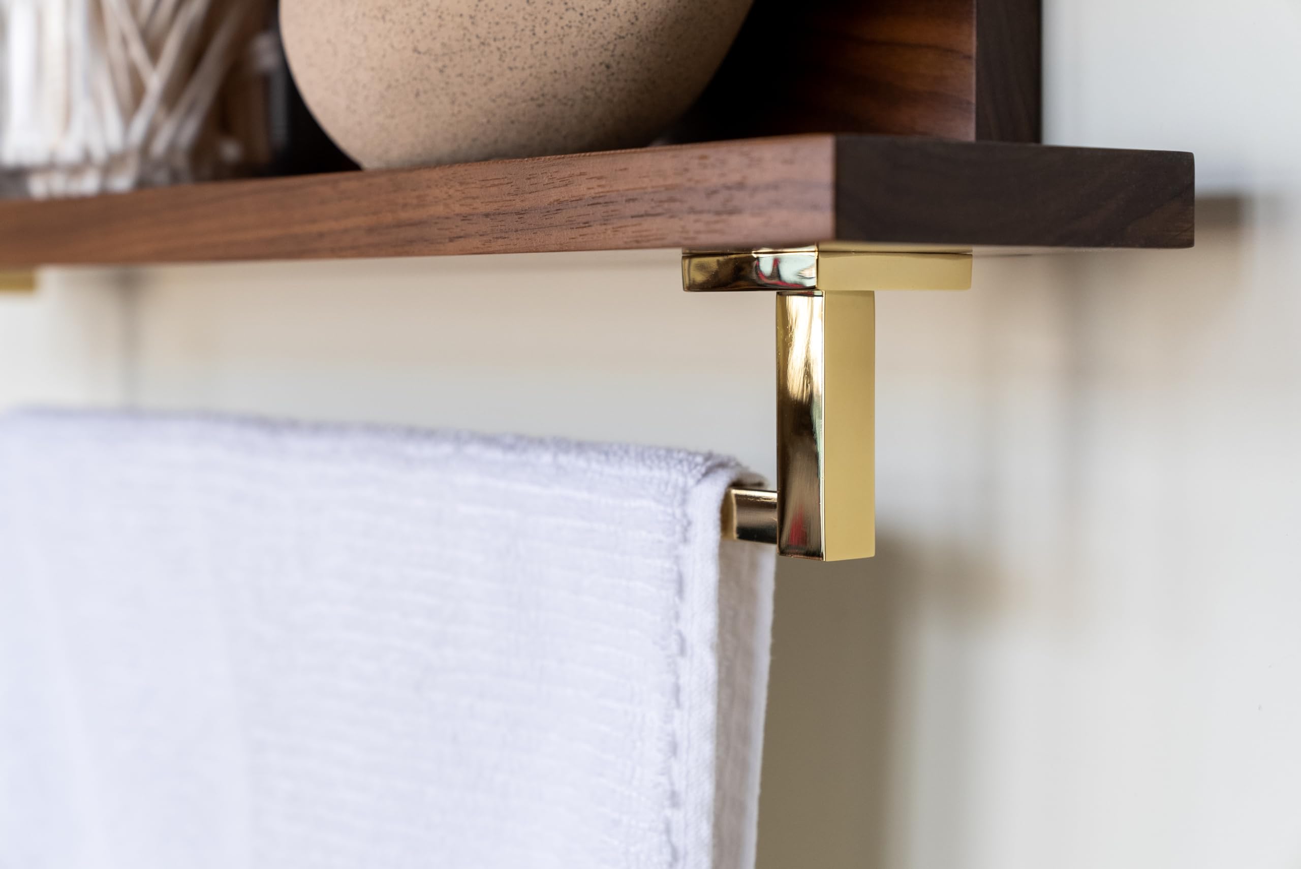Straga Rustic Wall Mounted Bathroom Shelves - 23