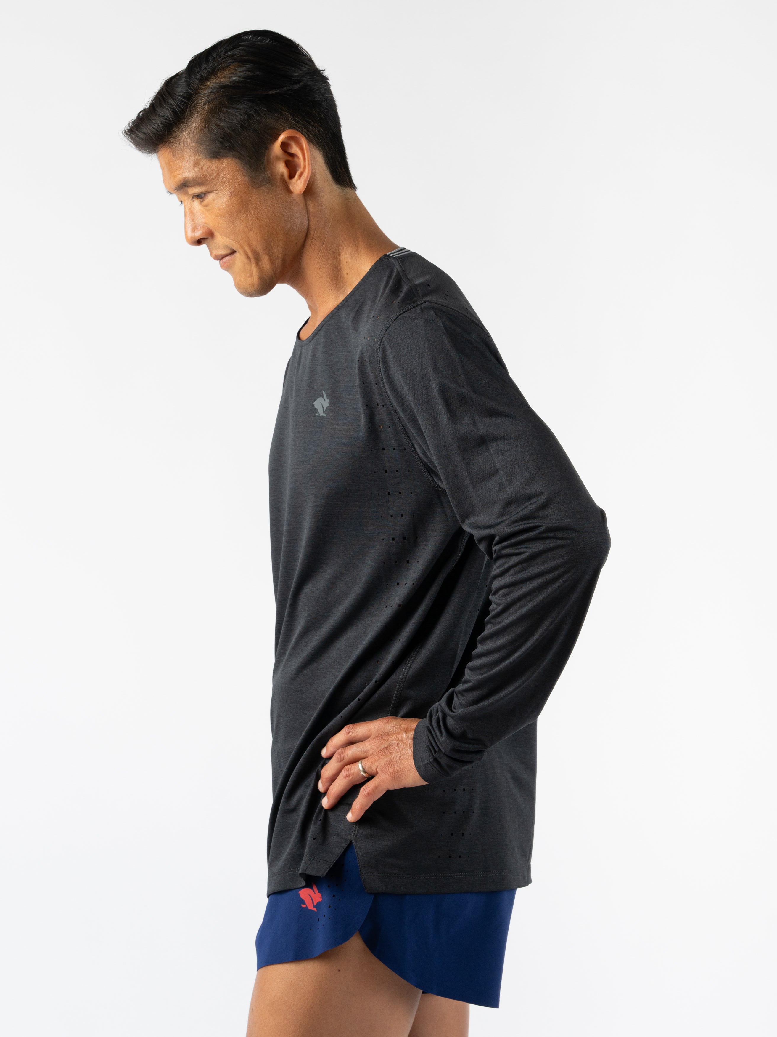 Race Pace Long Sleeve Running Shirt for Men & Women - Lightweight Performance Tee for Marathon, Training & Outdoor Sports