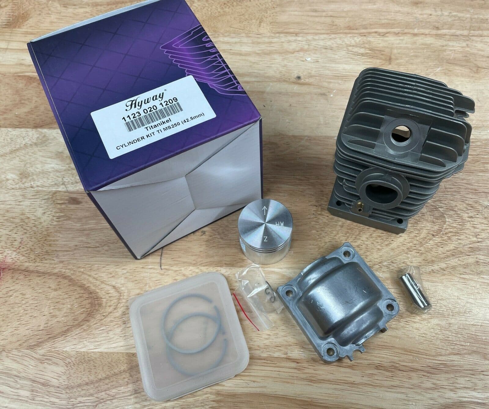 Titanikel Cylinder Kit MS250 (42.5mm) for Stihl Chainsaw - High Performance Replacement Part for Stihl MS250 Chainsaws - Perfect for Forestry, Landscaping, and DIY Wood Cutting Projects