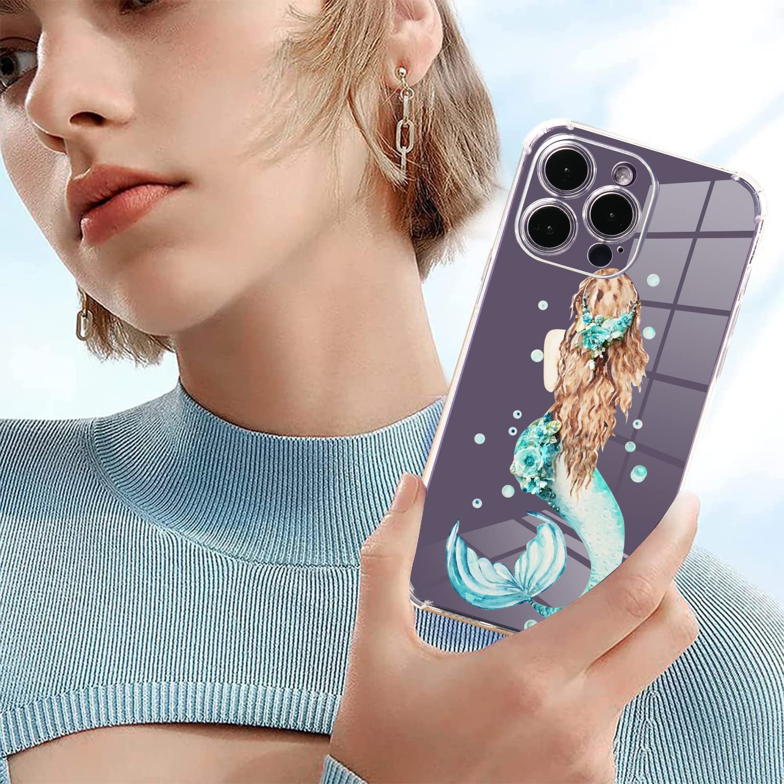 Sea Mermaid Design iPhone 12 Pro Max Case - 6.7