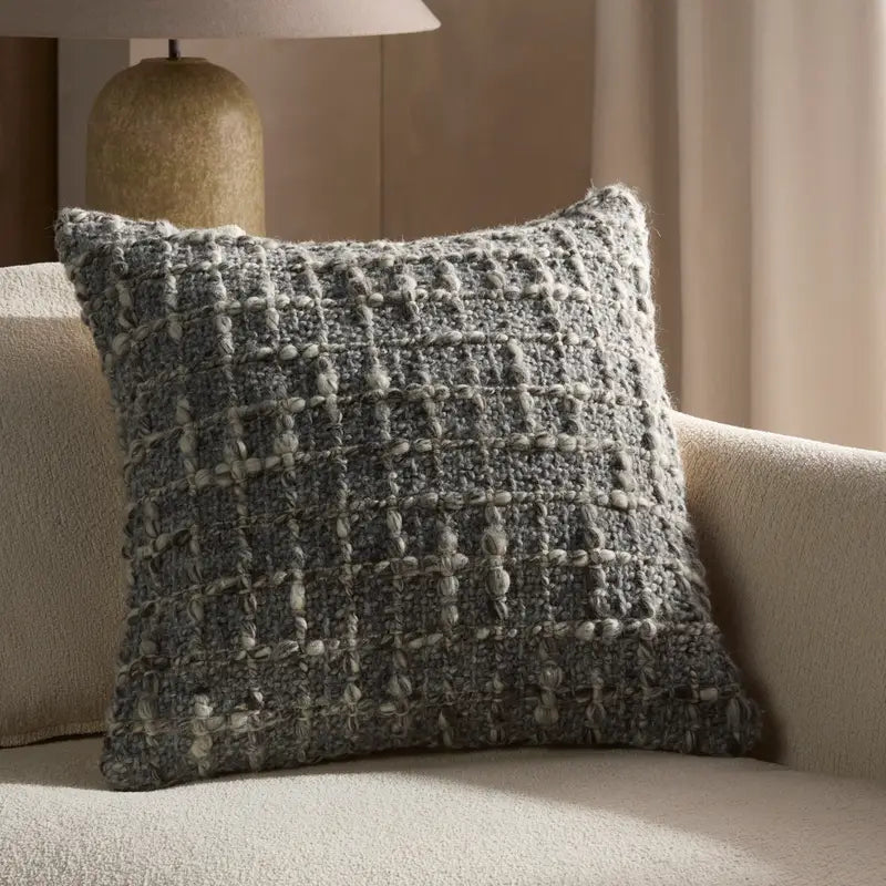 Jaipur Living Darian Throw Pillow - Decorative Square Cushion Cover for Sofa, Bed & Home Decor | Boho Chic Design, Soft Cotton Blend | Perfect for Living Room, Bedroom & Nursery Accents