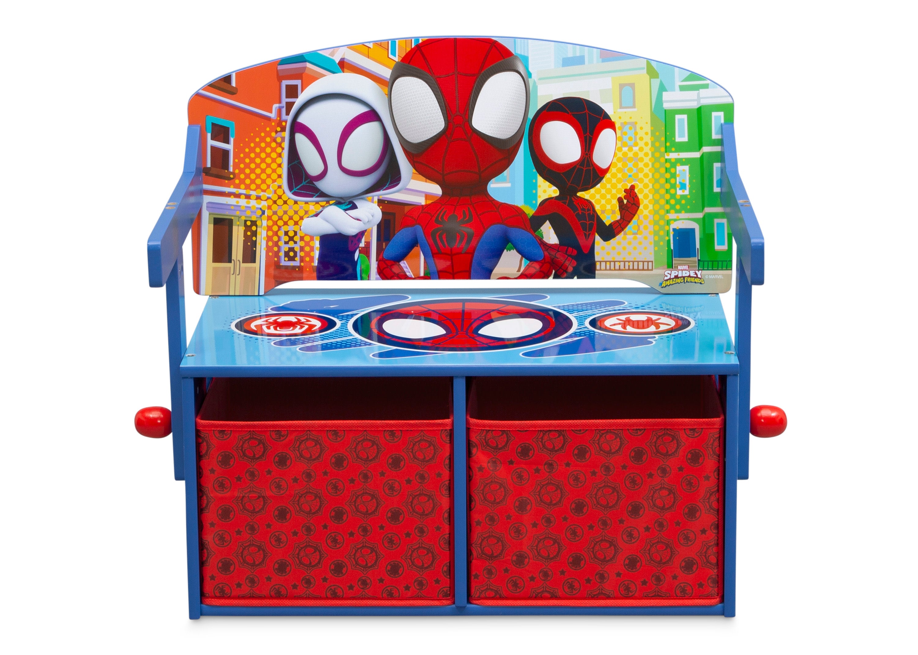 Spidey and His Amazing Friends Kids Activity Bench - Fun Learning Toy for Toddlers & Preschoolers - Perfect for Playtime, Birthday Gifts & Early Childhood Development
