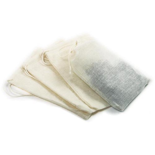 Norpro 4-Piece Brew Bags Set - Reusable Fine Mesh Straining Bags for Home Brewing, Cold Brew Coffee, Tea, Nut Milk & Herbal Infusions - Food Grade Nylon Filter Bags for DIY Beverages & Cooking