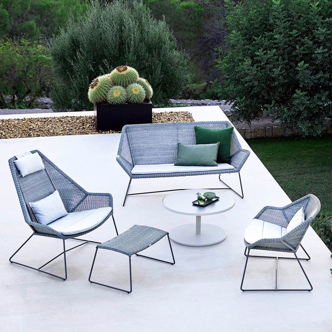 Breeze 2-Seater Outdoor Lounge Sofa - Waterproof Patio Furniture Set for Backyard, Garden & Poolside Relaxation