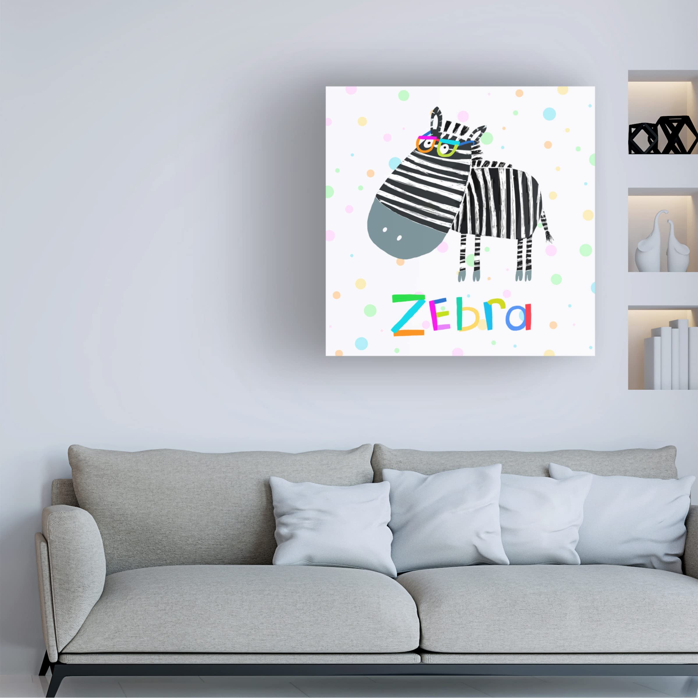 Trademark Fine Art 'Animal Spots XI' by Carla Daly - Stunning Canvas Wall Art Print for Living Room, Bedroom & Office Decor