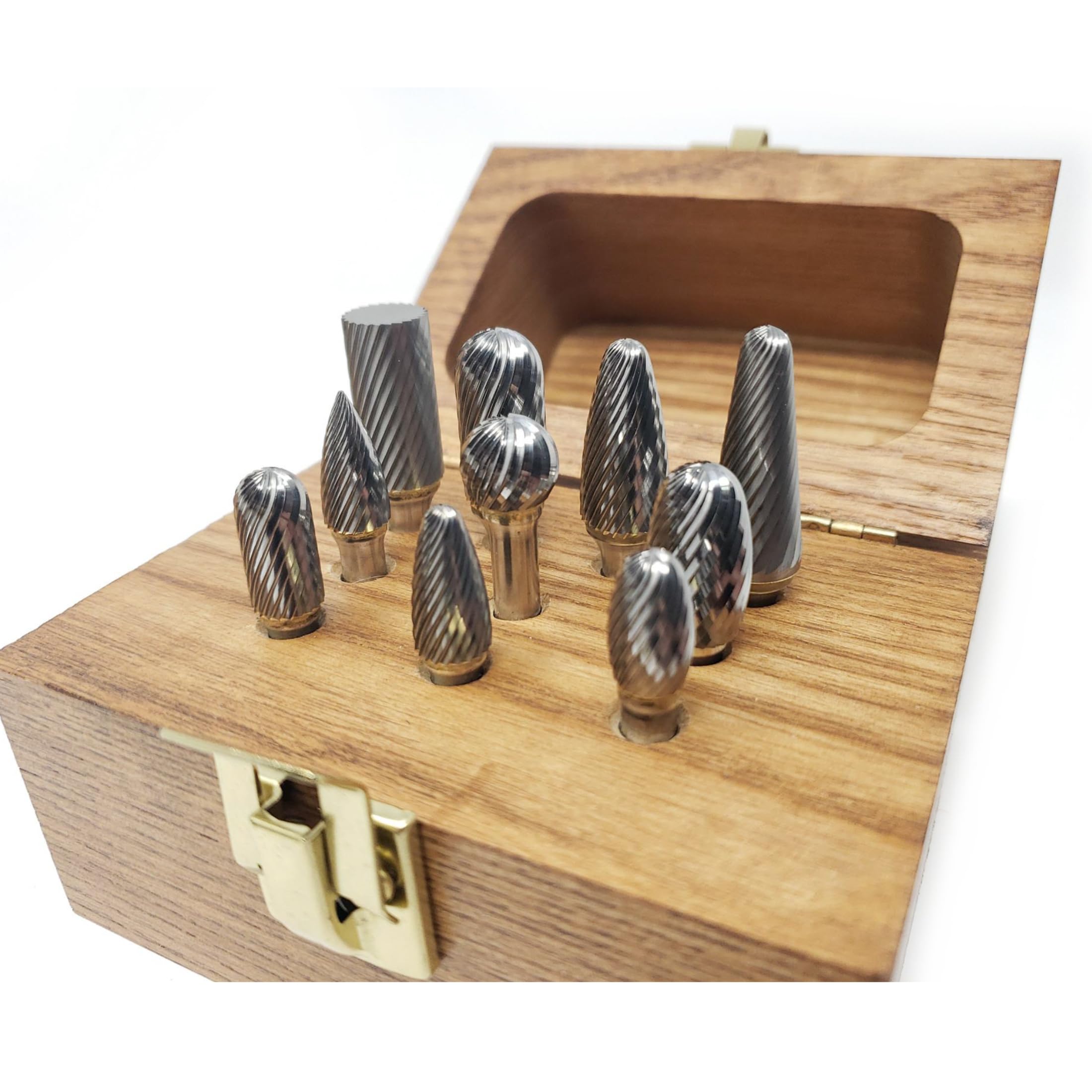 1PC Tungsten Carbide Rotary Burr Set - Single Cut Carbide Burr Die Grinder Bit for Metalworking, Wood Carving & DIY Projects - Perfect for Grinding, Shaping & Deburring Metal, Wood & Plastic