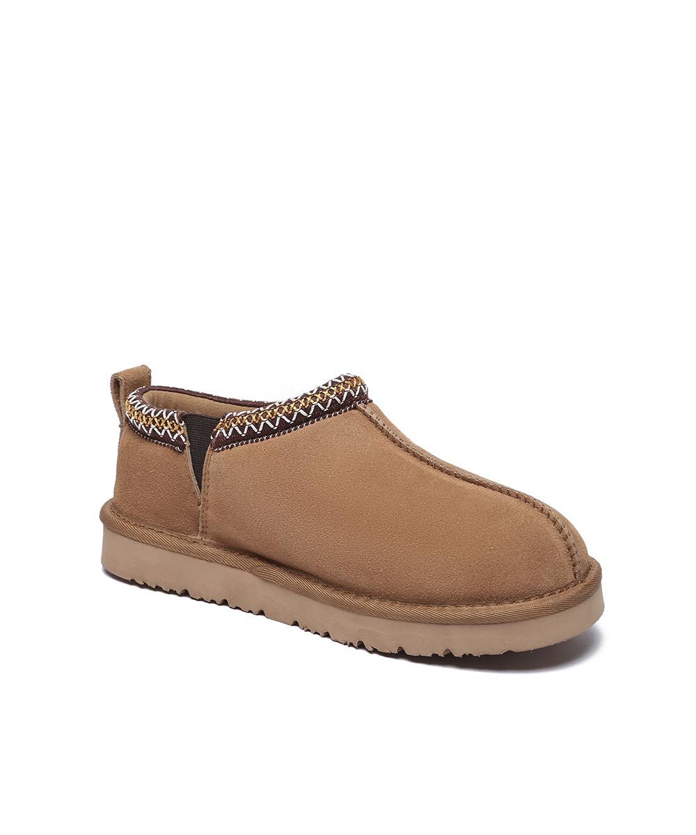 Men's UGG Tassy Moccasin Slippers - Genuine Sheepskin Indoor/Outdoor House Shoes for Comfort & Warmth - Perfect for Winter, Lounge, and Casual Wear