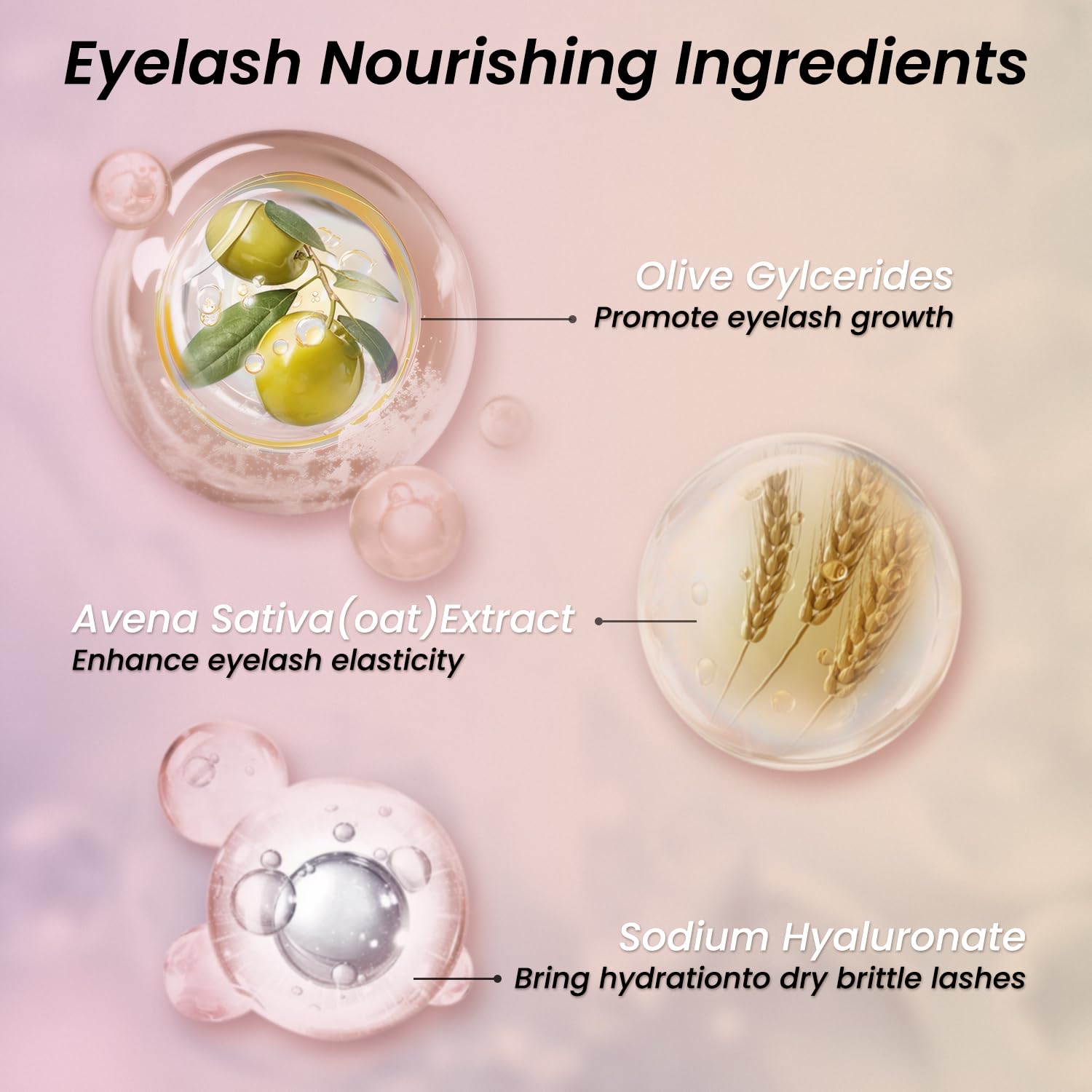Premium Eyelash Growth Serum - Advanced Formula for Longer, Thicker & Fuller Lashes | Vegan & Gentle Lash Conditioner | 0.17 Fl Oz (5mL) | Perfect for Daily Use & Special Occasions