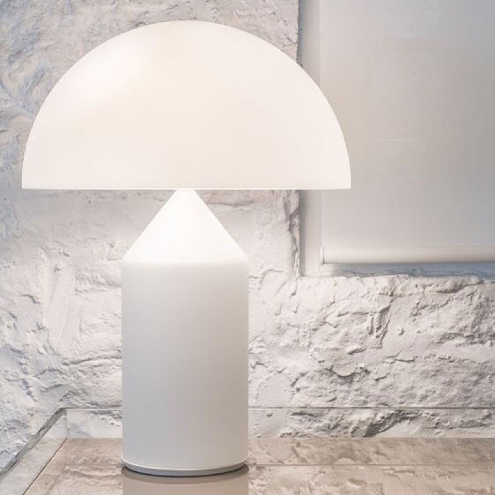 Modern Atollo Glass Table Lamp - Sleek Design for Living Room, Bedroom & Office Decor - Energy Efficient LED Lighting for Home & Workspace