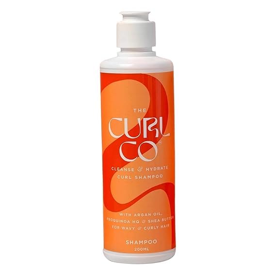 Hydrating Shampoo for Frizzy Hair with Shea Butter & Argan Oil - Sulfate Free Curly Hair Care for Women & Men - 200ml Pack for Daily Moisture & Frizz Control - Perfect for Wavy & Curly Hair Types