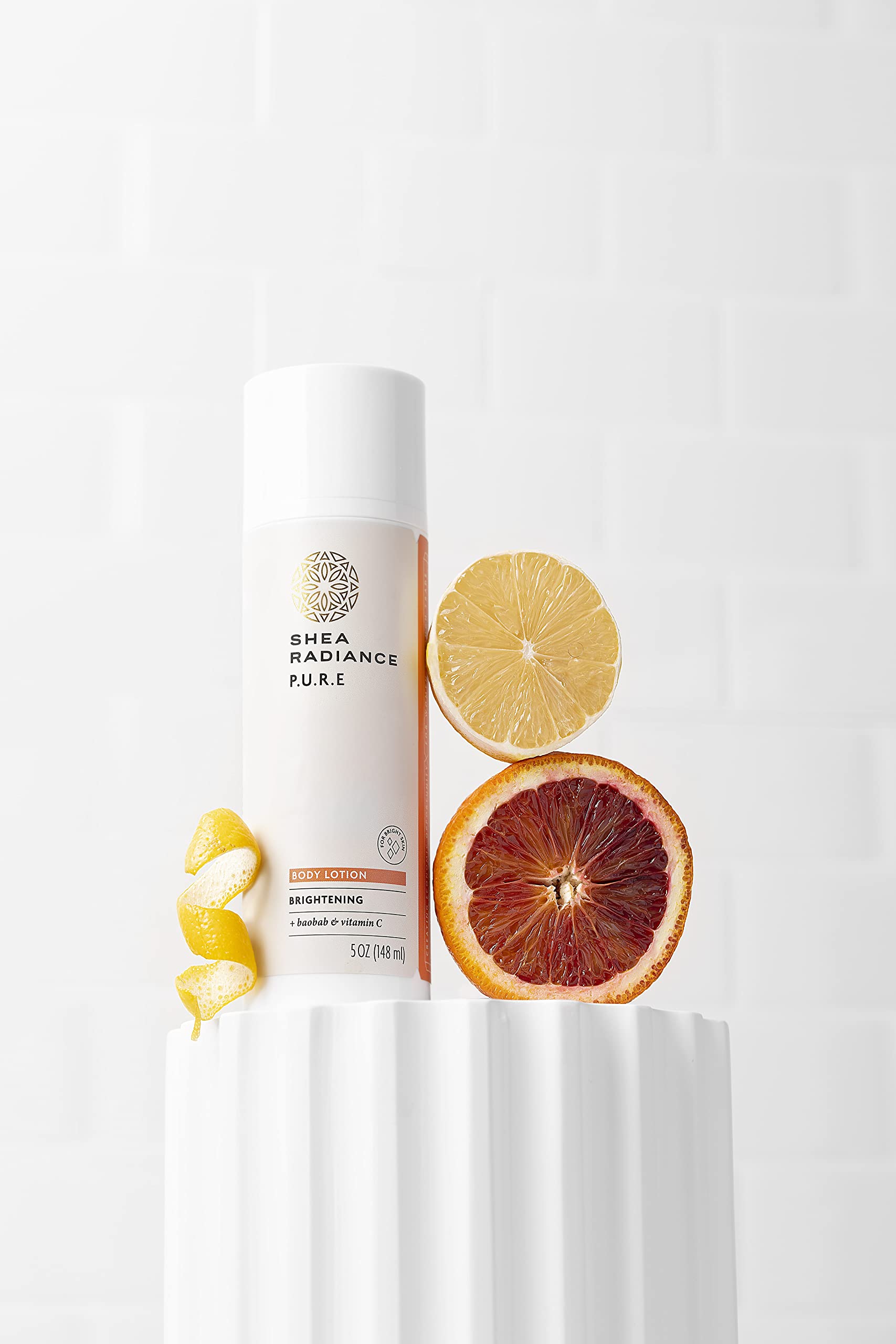 Shea Radiance Brightening Body Lotion with Vitamin C & Niacinamide - Hydrating & Glowing Skin Care for Dry Skin - Perfect for Daily Moisturizing & Nighttime Routine