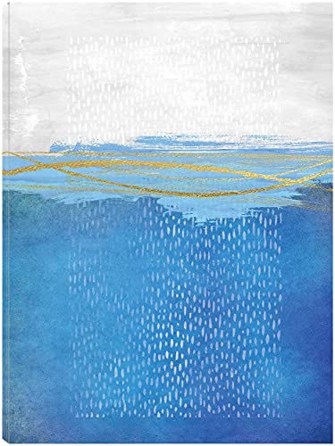Blue & Gold Abstract