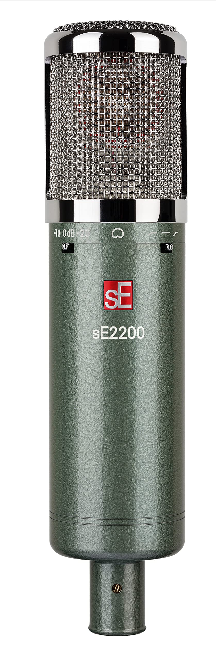 SE ELECTRONICS 2200 Large Diaphragm Condenser Microphone - Vintage Edition Studio Mic for Vocals, Podcasting & Music Recording
