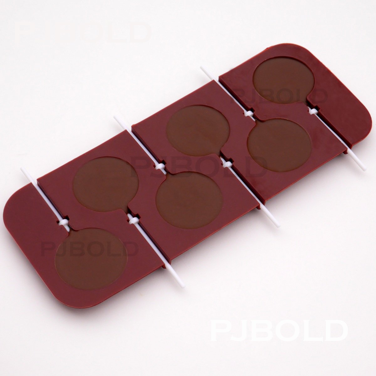 PJ BOLD Marijuana Leaf Lollipop Silicone Candy Mold Tray - 2 Pack Set for DIY Edibles, Cannabis Treats & Party Favors - Perfect for Halloween, 420 Celebrations & Baking Enthusiasts