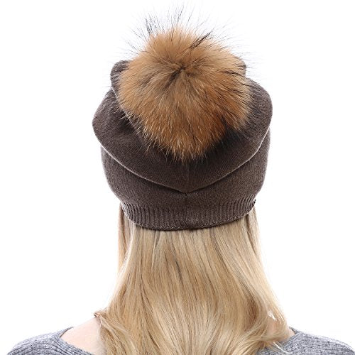 Luxury Cashmere Knit Wool Beanie for Men & Women - Soft Winter Warm Hat for Cold Weather - Perfect for Skiing, Hiking, and Outdoor Activities