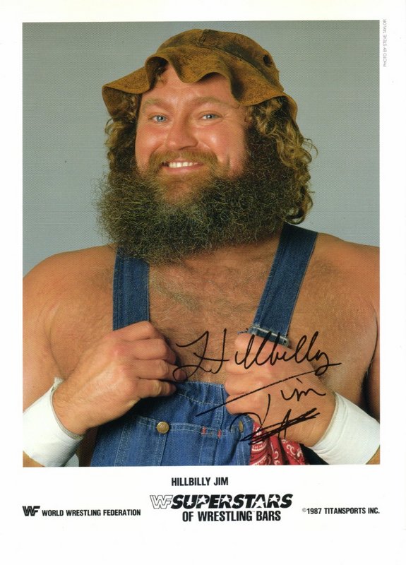 1987 Hillbilly Jim Superstars of Wrestling Ice Cream Bars - Vintage Wrestling Collectible - Perfect for Wrestling Fans & Memorabilia Collectors - Great for Display, Gifts, and Nostalgic Decor
