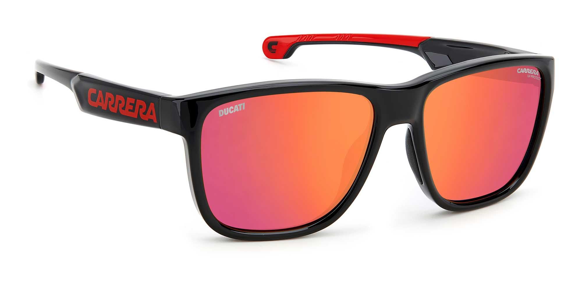 Ducati Carrera CARDUC 003/S Sunglasses - Motorcycle Racing Sunglasses for Men & Women - UV Protection Sport Shades for Cycling, Driving & Outdoor Activities