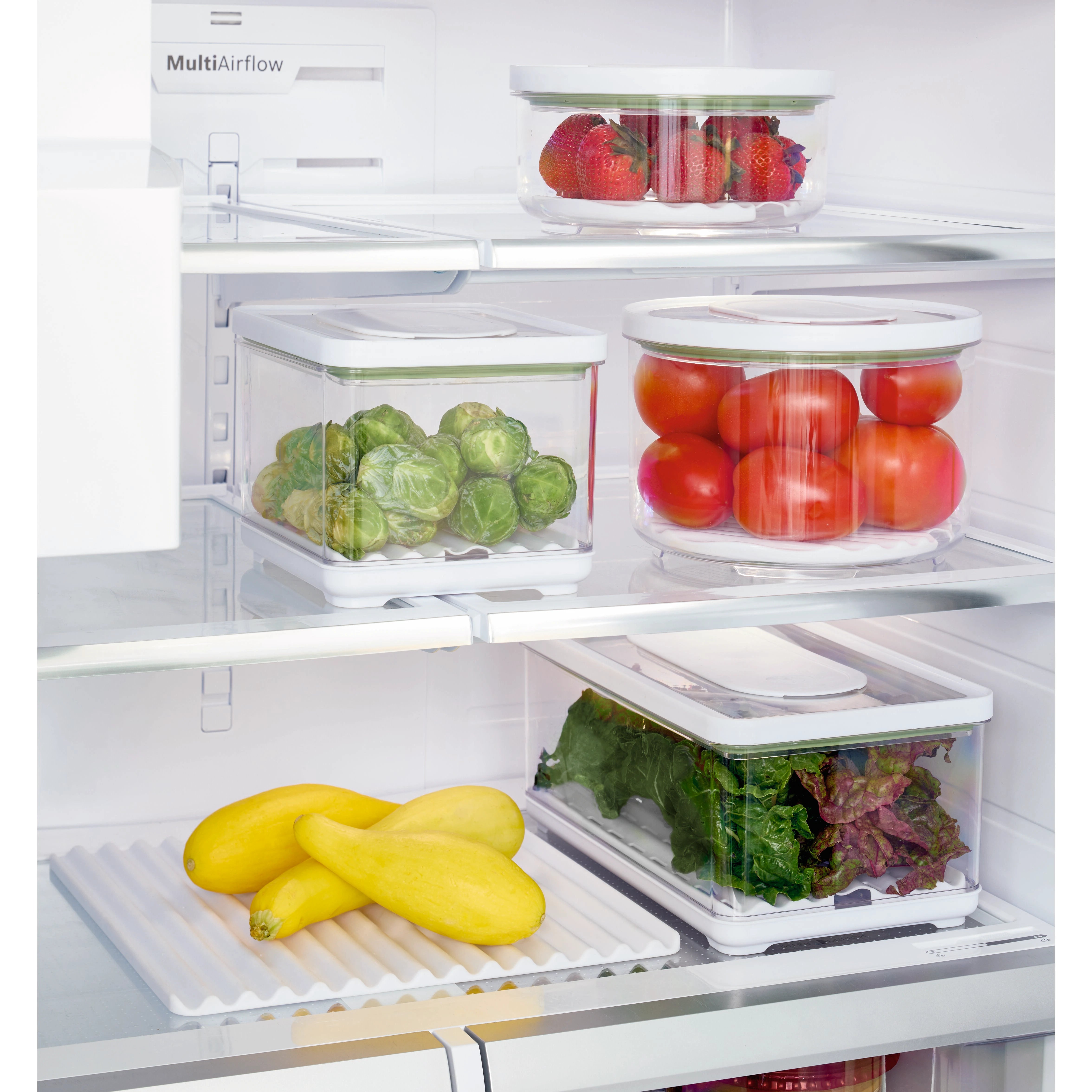 Premium Fresh Produce Mat - Non-Slip Kitchen Mat for Fruits & Vegetables - Ideal for Refrigerator, Countertop, and Pantry Organization