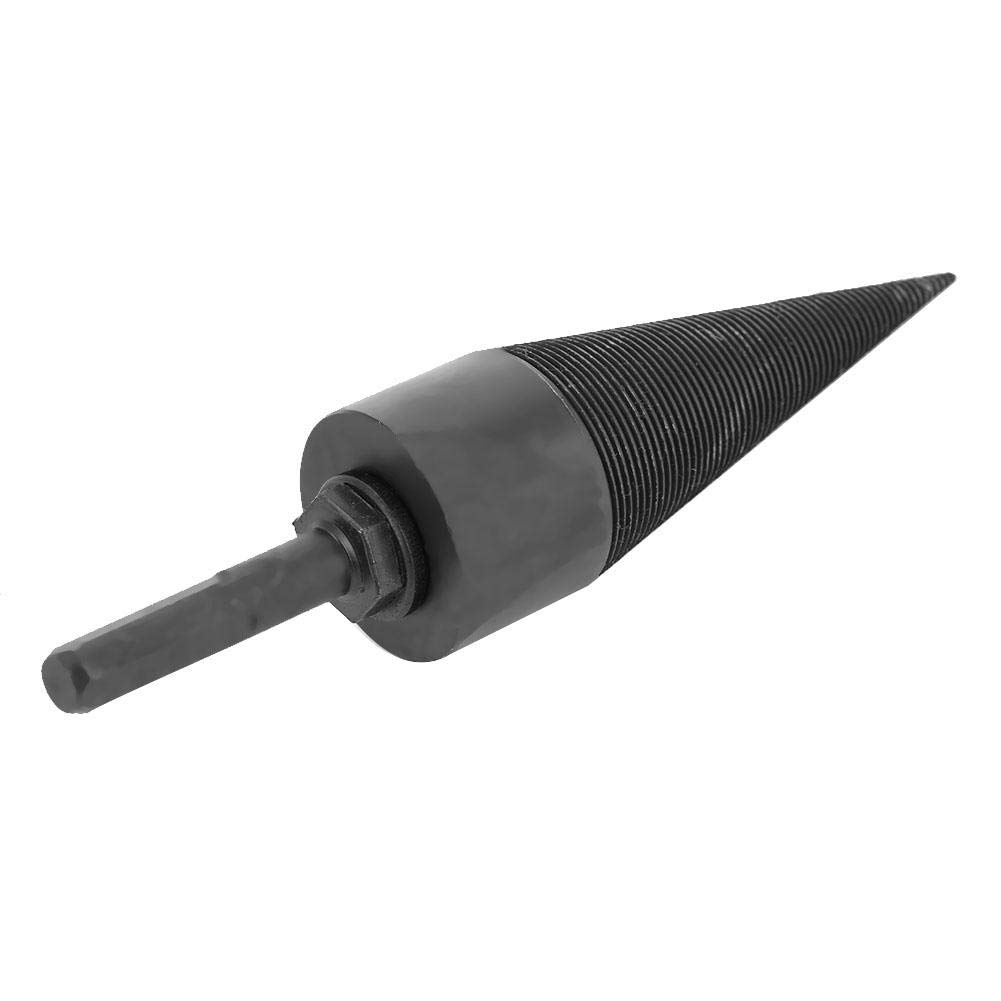 Electric Drill Wood Splitter Cone Bit - Fast & Easy Firewood Splitting Attachment for Hammer Drills | Perfect for Camping, Fireplaces & Wood Stoves