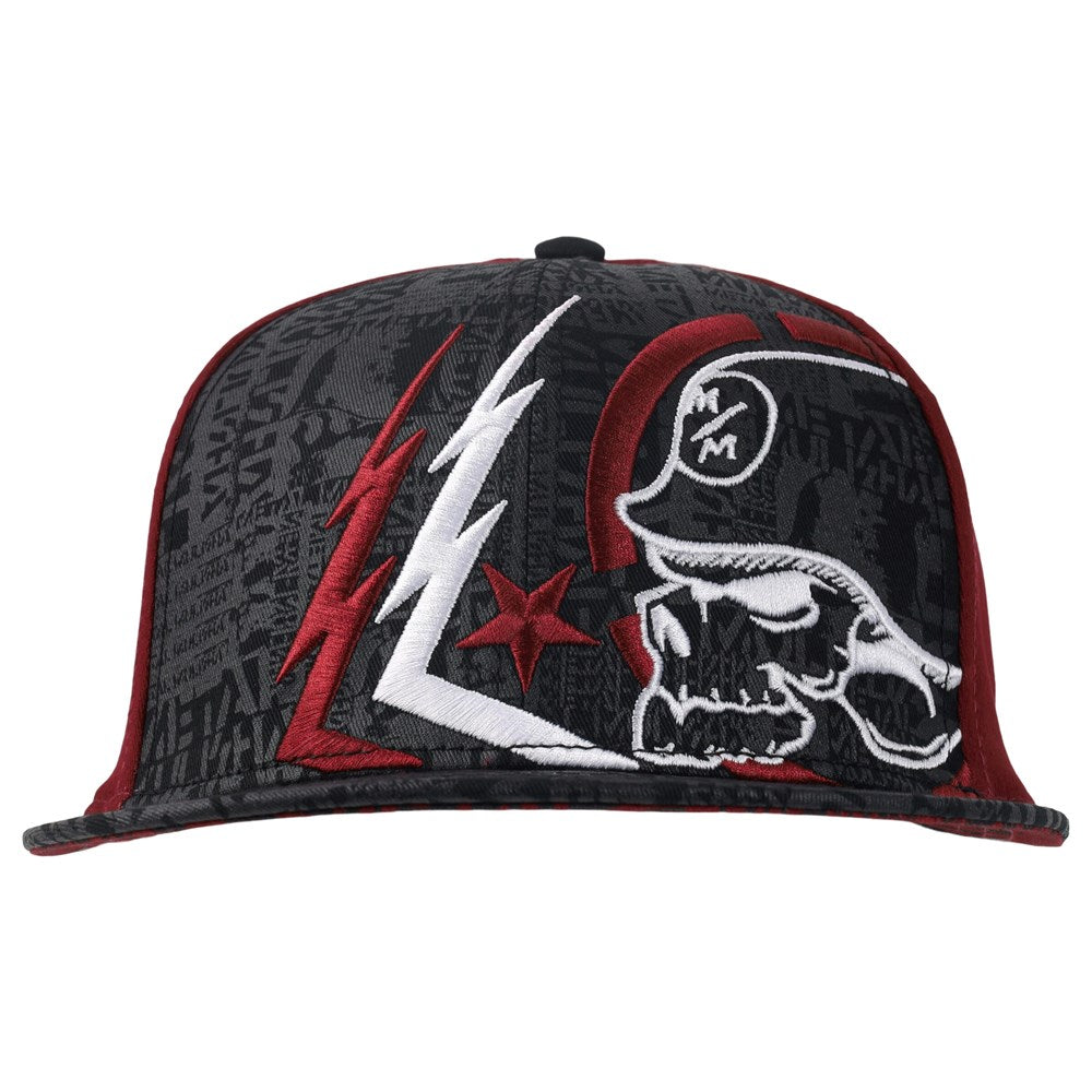Metal Mulisha Ghost 2 Flex Fit Hat - Adjustable Snapback Cap for Men & Women - Perfect for Skateboarding, Motorcycle Riding & Outdoor Activities