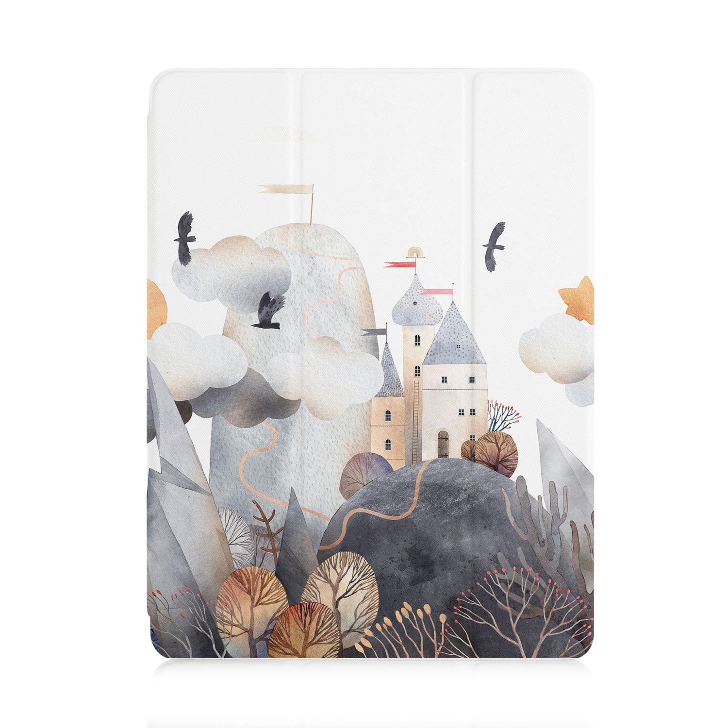 Fairy Tale iPad Trifold Case - Slim Protective Cover for iPad 6th/7th/8th/9th Gen - Perfect for Work, School & Travel