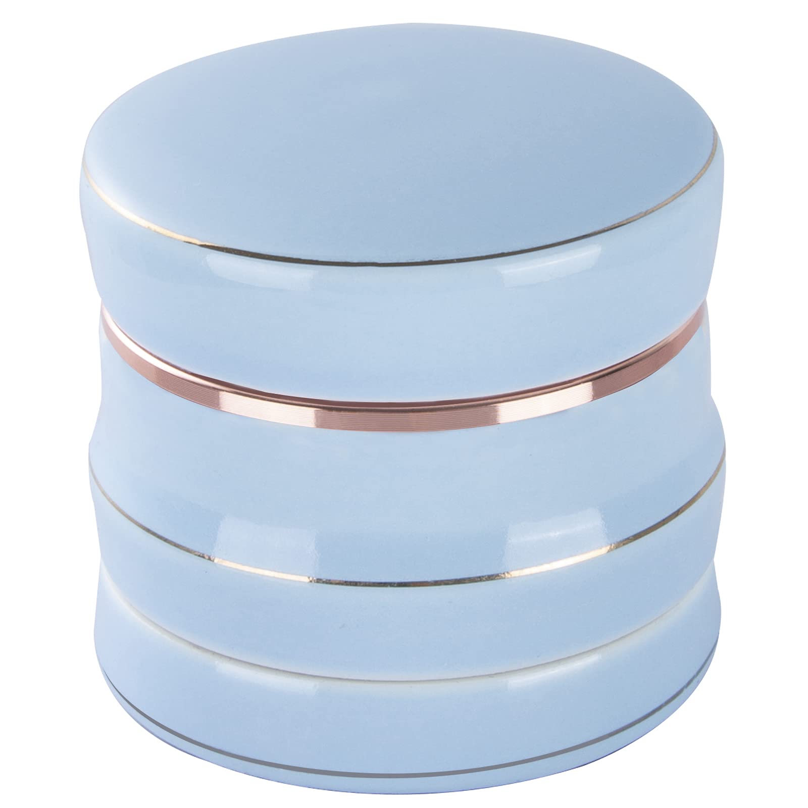 Premium Ceramic Spice Grinder - Blue Handheld Mill for Fresh Herbs & Spices - Perfect for Kitchen, Cooking, Baking & Gourmet Seasoning