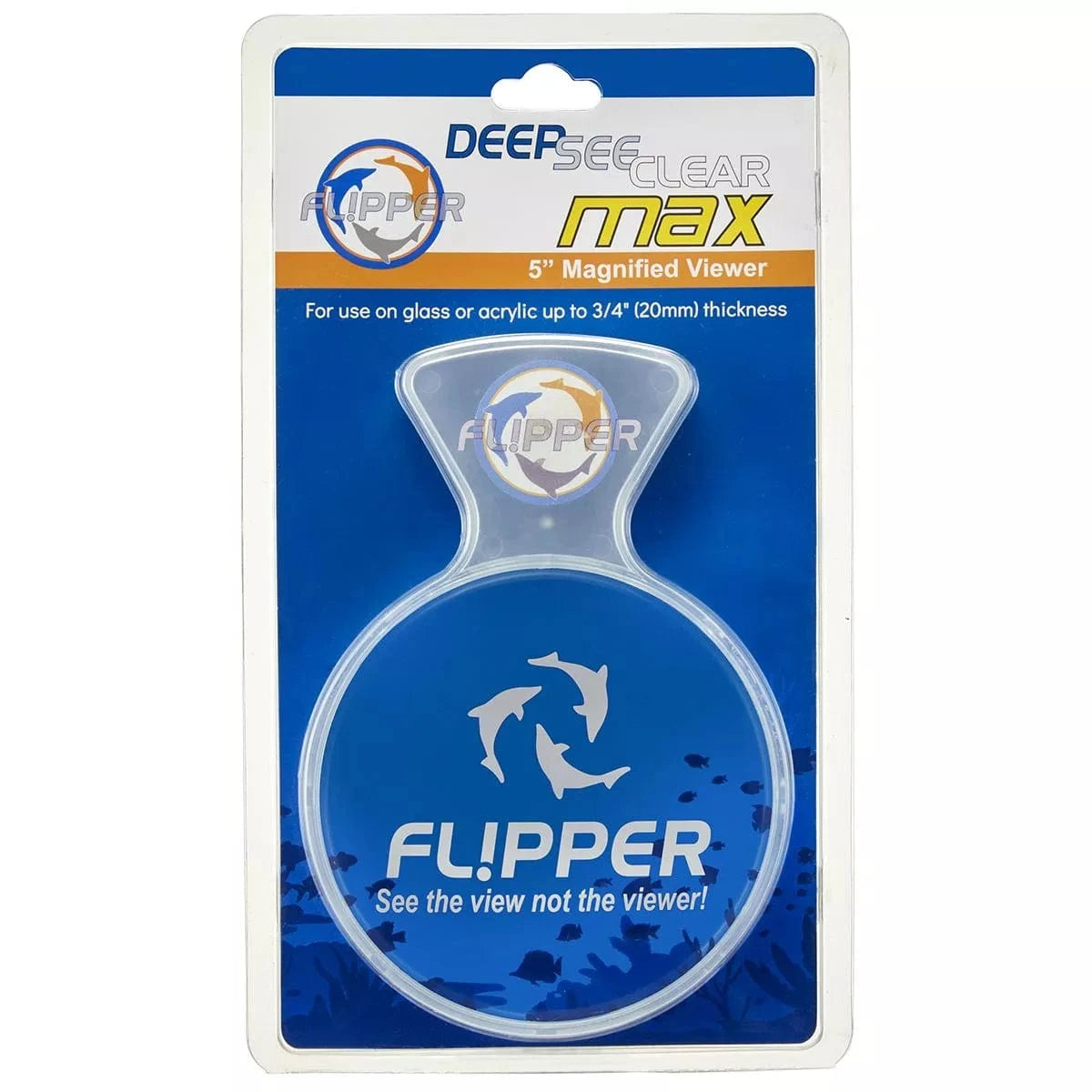DeepSee Clear Magnified Viewer Flipper - High-Quality Magnifying Glass for Reading, Crafts & Hobbies | Perfect for Seniors, Jewelers & Coin Collectors