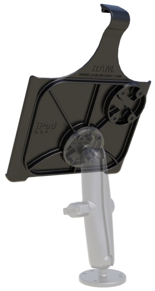 RAM EZ Roll'r™ Apple iPad 2/3/4 Cradle Mount (RAM-HOL-AP15U) - Secure Tablet Holder for Car, Boat & RV Travel