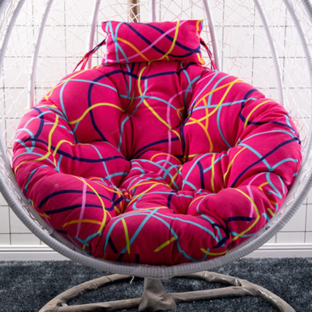 SRHWBF Thickened Hanging Egg Chair Cushion - Premium Indoor/Outdoor Swing Chair Seat Pad for Hammock, Basket & Leisure Chairs - Perfect for Patio, Garden & Nursery Relaxation