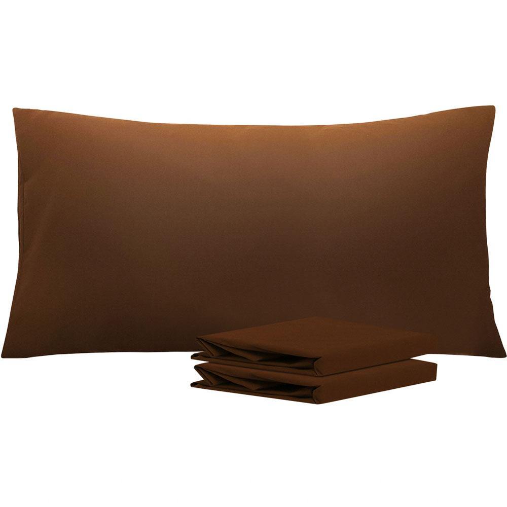 NTBAY Lightweight Microfiber Pillowcases - Ultra Soft & Durable Bedding Set for Side Sleepers | Hypoallergenic & Cooling Pillow Covers for Hotel & Home Use