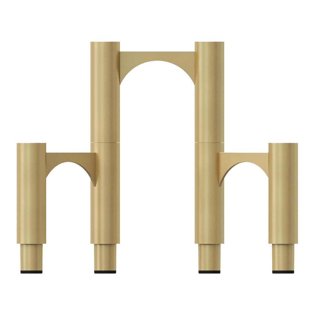 Compono Elegant Glass Candle Holder Set of 2 - Perfect for Romantic Dinners, Wedding Decor & Home Centerpiece