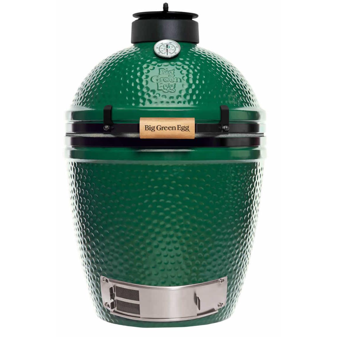 Big Green Egg Medium Built-In Charcoal Smoker & Grill - Outdoor BBQ, Backyard Cooking, Patio Grilling, Wood-Fired Pizza Oven (Model 117625)