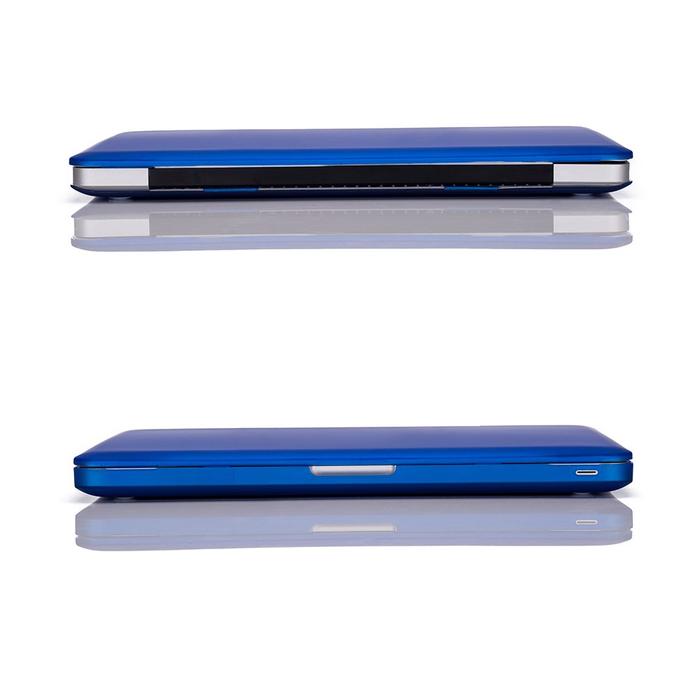 Durable Navy Blue Hard Plastic Case & Keyboard Cover for MacBook Pro 13 Inch (Model A1278 2009-2012) - Perfect Protection for Older MacBook Pro with CD-ROM Drive | Ideal for Work, Travel & School Use