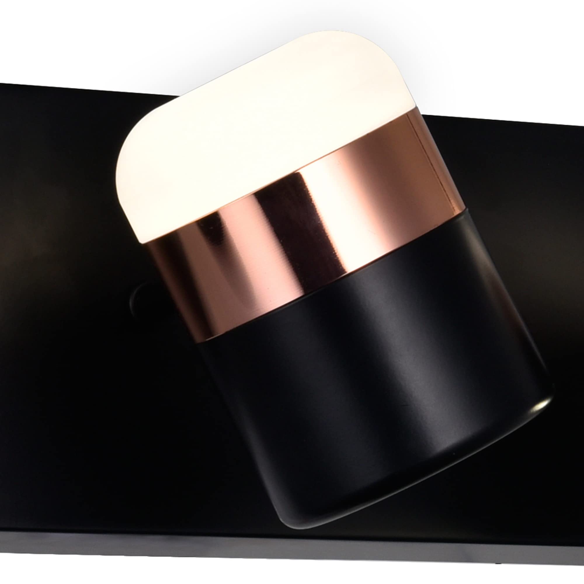 CWI Lighting Moxie Modern Black Metal LED Bathroom Vanity Light - Perfect for Contemporary Home Decor & Makeup Area Illumination
