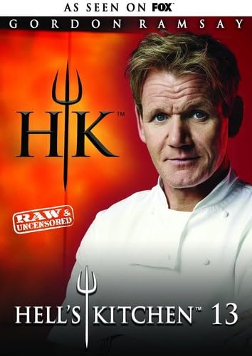 Hell's Kitchen Season 13 DVD - Gordon Ramsay Cooking Show - Perfect for Home Entertainment & Chef Training