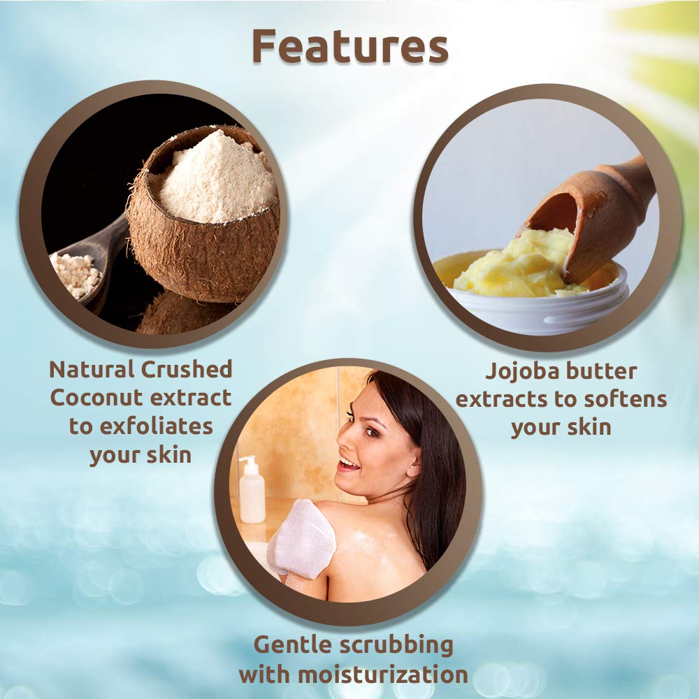 Palmolive Body Wash Aroma Absolute Relax Shower Gel 750ml Pump & Coconut Joy Body Wash 250ml Bottle - Crème Exfoliator with Apricot Seeds & Jojoba Butter - Perfect for Spa Day, Relaxation & Moisturizing Skin Care