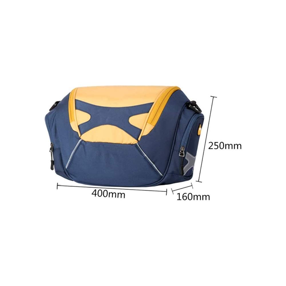**Waterproof Bike Frame Bag - Durable Bicycle Handlebar Bag with Reflective Stripe - Front Tube Storage for Cycling, Commuting & Outdoor Adventures**