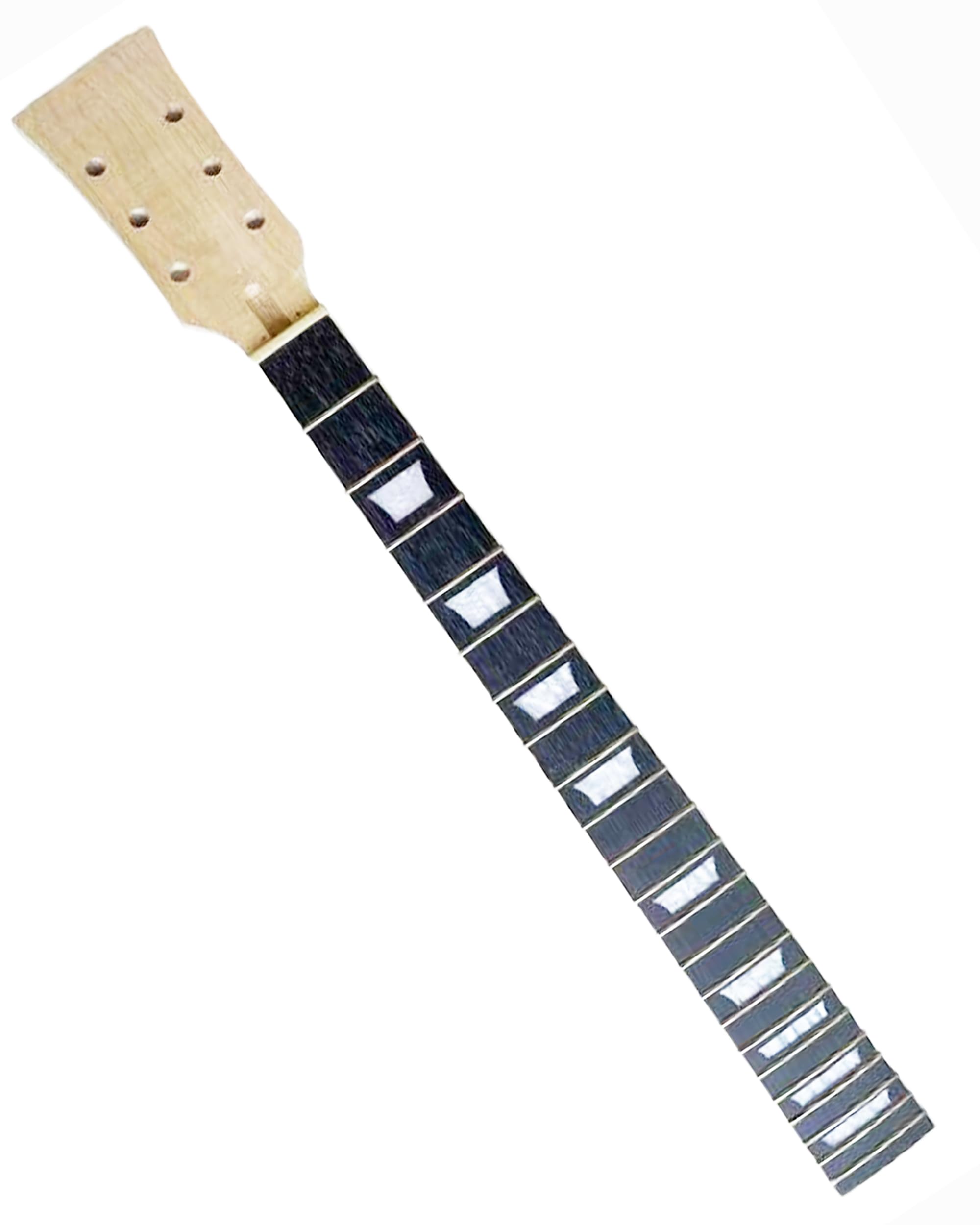 **Electric Guitar Kit - 3-Ply Maple Wood Hollow Body Blank, Maple Neck & Rosewood Fretboard - Unfinished DIY Guitar with Full Hardware Set - Perfect for Custom Builds, Home Studios & Beginners**