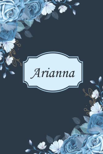 Arianna Funny Notebook - 100 Lined Blank Pages, 6x9 Inches - Perfect Gift for Olivia Girl - Ideal for Journaling, Note-Taking & School Use