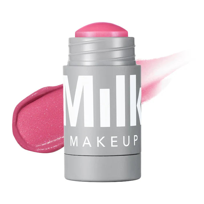 MILK MAKEUP Creamy Lip + Cheek Stick - Multi-Use Blush & Lip Tint for Natural Flush - Perfect for On-The-Go Touch Ups & Everyday Glow