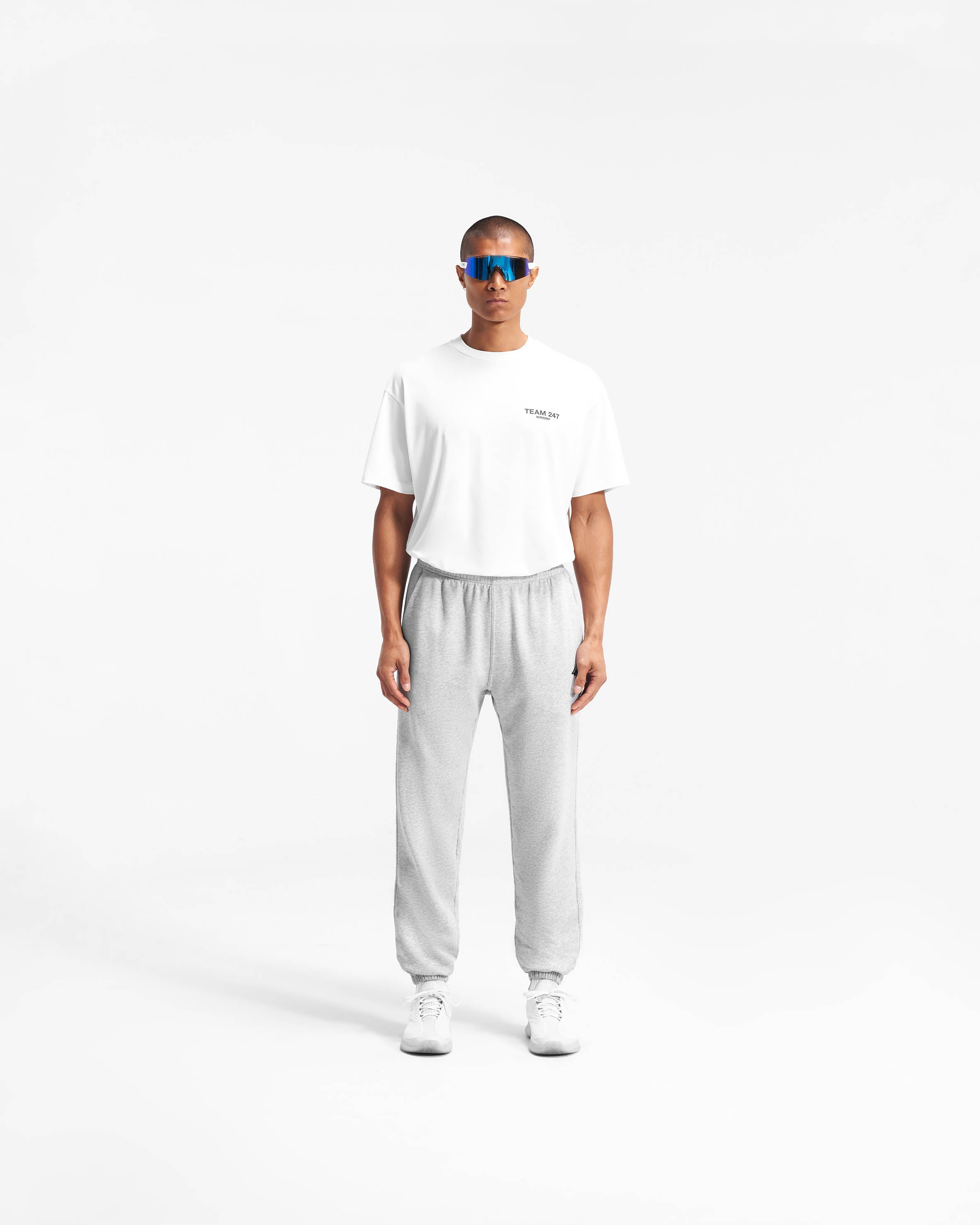 Team 247 Men's Sweatpants - Soft Comfortable Joggers with Pockets, Ash Grey | Perfect for Gym, Lounge & Casual Wear