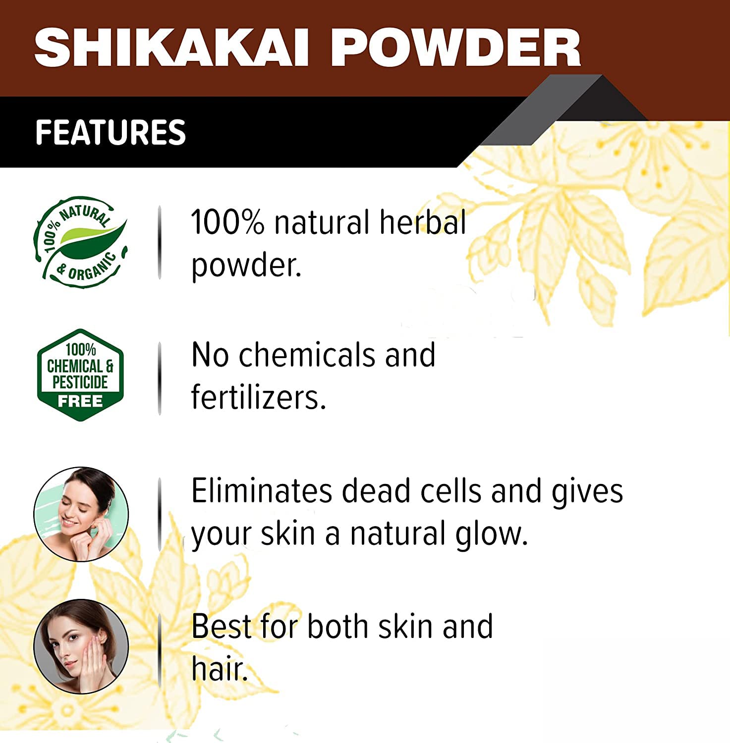Organic Amla Reetha Shikakai Powder for Hair Growth - Ayurvedic Herbal Hair Pack for Strong Scalp & Shiny Hair | Natural Hair Care Treatment for Dandruff, Dryness & Split Ends | Perfect for Daily Hair Wash & Deep Conditioning