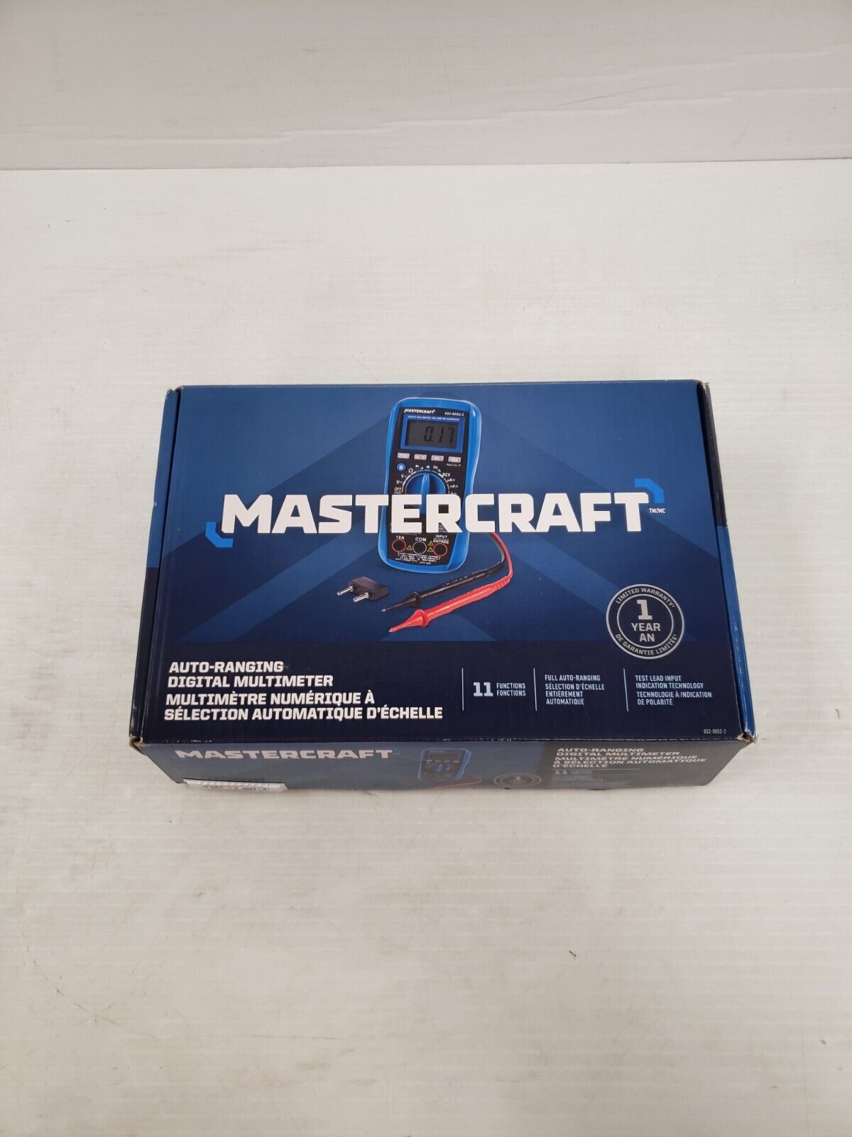 Mastercraft 052-0052-2 Digital Multimeter - Accurate Voltage, Current & Resistance Tester for Home, Auto & Electronics Repair