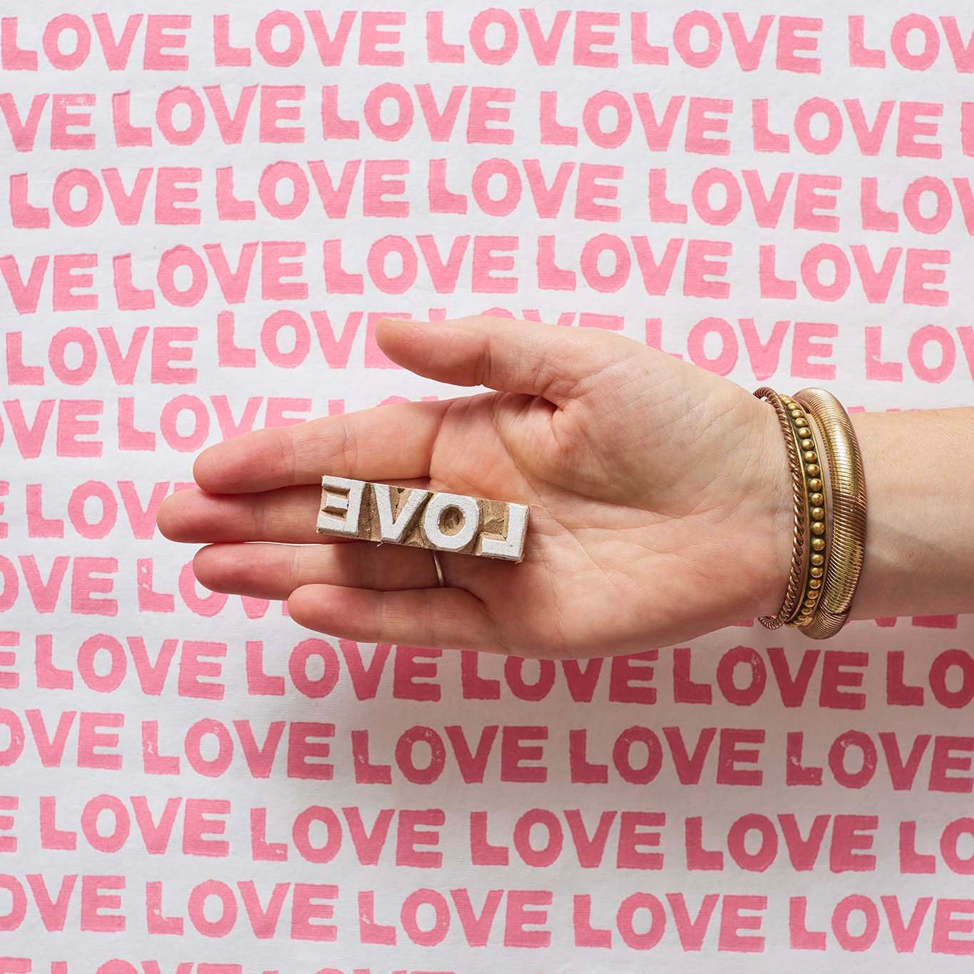 Wooden Block Love - Handcrafted Wooden Heart Blocks for Home Decor, Wedding, Anniversary & Valentine's Day Gifts - Perfect for Romantic Decorations and Special Occasions