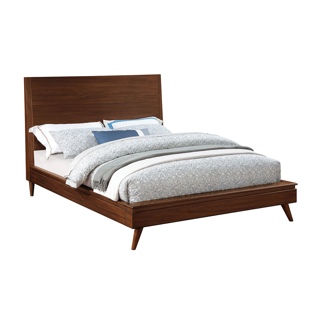 Cornwell Bed - Queen Size Platform Bed Frame with Storage, Modern Wooden Bedroom Furniture for Home Decor (Use in Bedrooms, Guest Rooms, or Apartments)