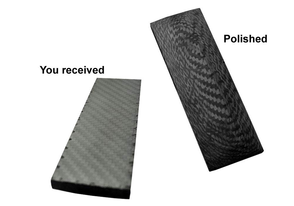 Premium 3K Carbon Fiber Knife Handle Scale Slab - Gun & Sword Handle Making Supplies - Perfect for DIY Custom Knives, Tactical Gear & Outdoor Survival Tools