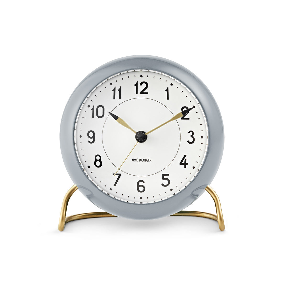 Modern Gray Digital Alarm Clock with Snooze & Night Light - Perfect for Bedroom, Office, and Travel Use