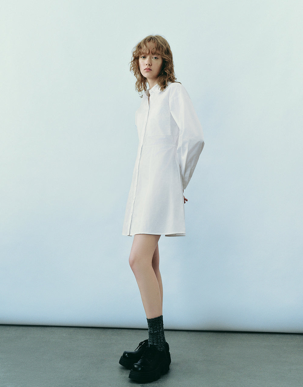 Drop Shoulder Sleeve Skater Shirt Dress for Women - Casual Flowy Tunic Dress with Loose Fit - Perfect for Streetwear, Date Night & Summer Outfits