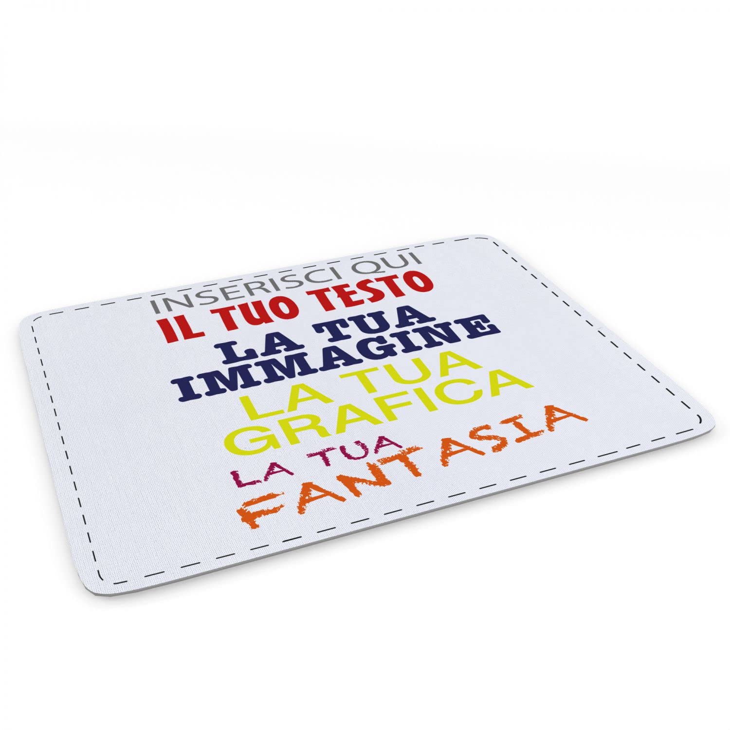 Customized Mouse Pad with Text, Photo & Logo - Personalized Gaming & Office Mousepad - 100% Made in Italy - Perfect for Work, Gaming & Home Office Setup